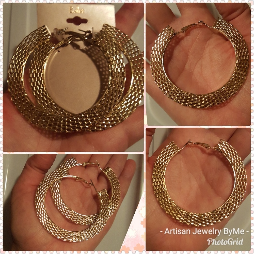 BALLET GoldnMeshLoops Flat Braided Metal